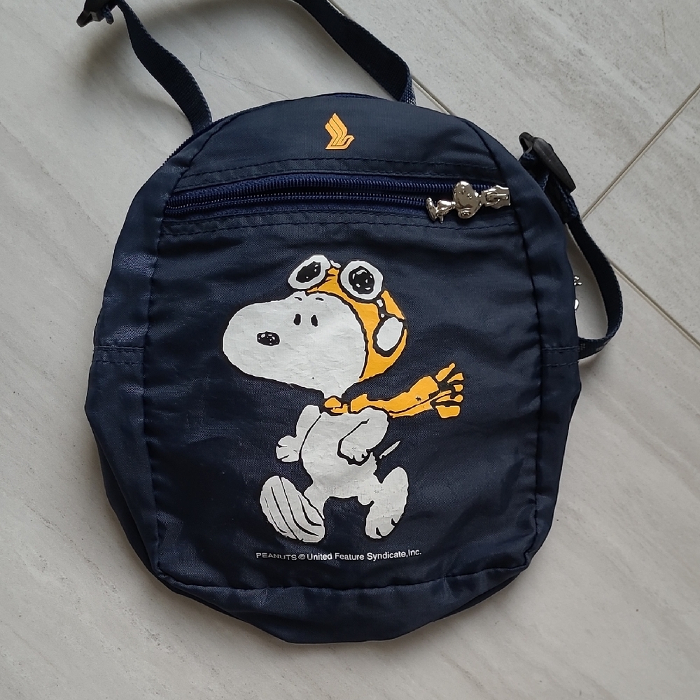Snoopy Childrens Mini Bag! Singapore Airlines Promotional! HTF